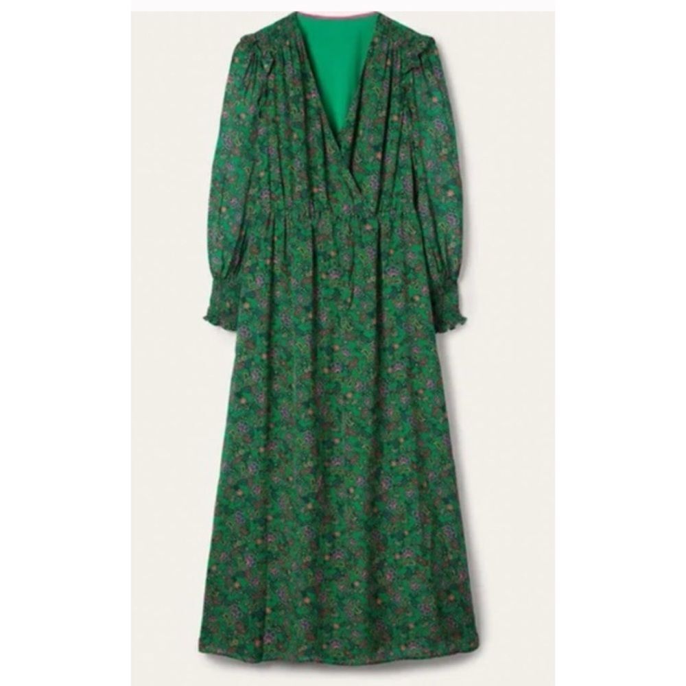 Boden Nwt Us 6p Becky Midi Wrap Dress ~Nwt — image 6 of 6